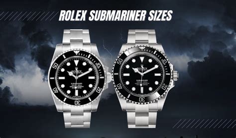 rolex submariner service case|Rolex case size chart.